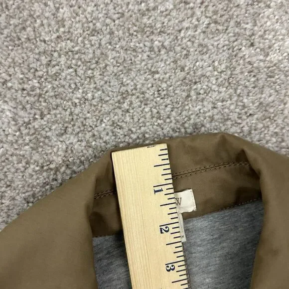 J CREW Factory Double Breasted Trench Coat Jacket Khaki Tan Women's Size 6 - Picture 8 of 11